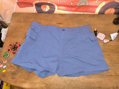 Flamingo Blue Size 2X Nylon Short Shorts