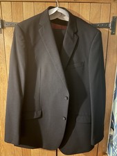 Slopes Black 3 Piece Suit 48L Chest 42R Waist Great Condition