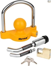 Keyed Alike Trailer Lock Set Tow & Store Lock Kit, Come with Universal Coupl