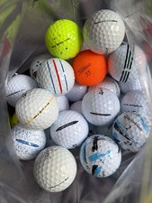 Mixed Golf Balls x40 Used Titleist, Callaway, Taylormade and Srixon