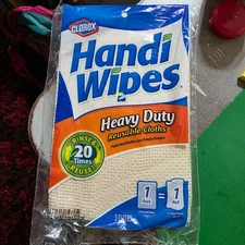 Handi Wipes, Heavy Duty Reusable Handy Cloths (3 Count) New and Sealed