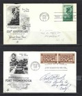 US FDC(6) 1955-6 #1065,1067-8,1071,1080,1082 Artcraft Addressed(4) No address(2) — photo 2