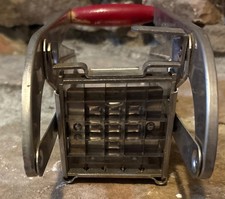 Vintage Ekco French Fry Cutter With Red Handle Made In USA