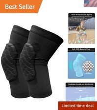 Basketball Knee Pads for Kids Volleyball Knee Pads, Honeycomb Basketball Slee...