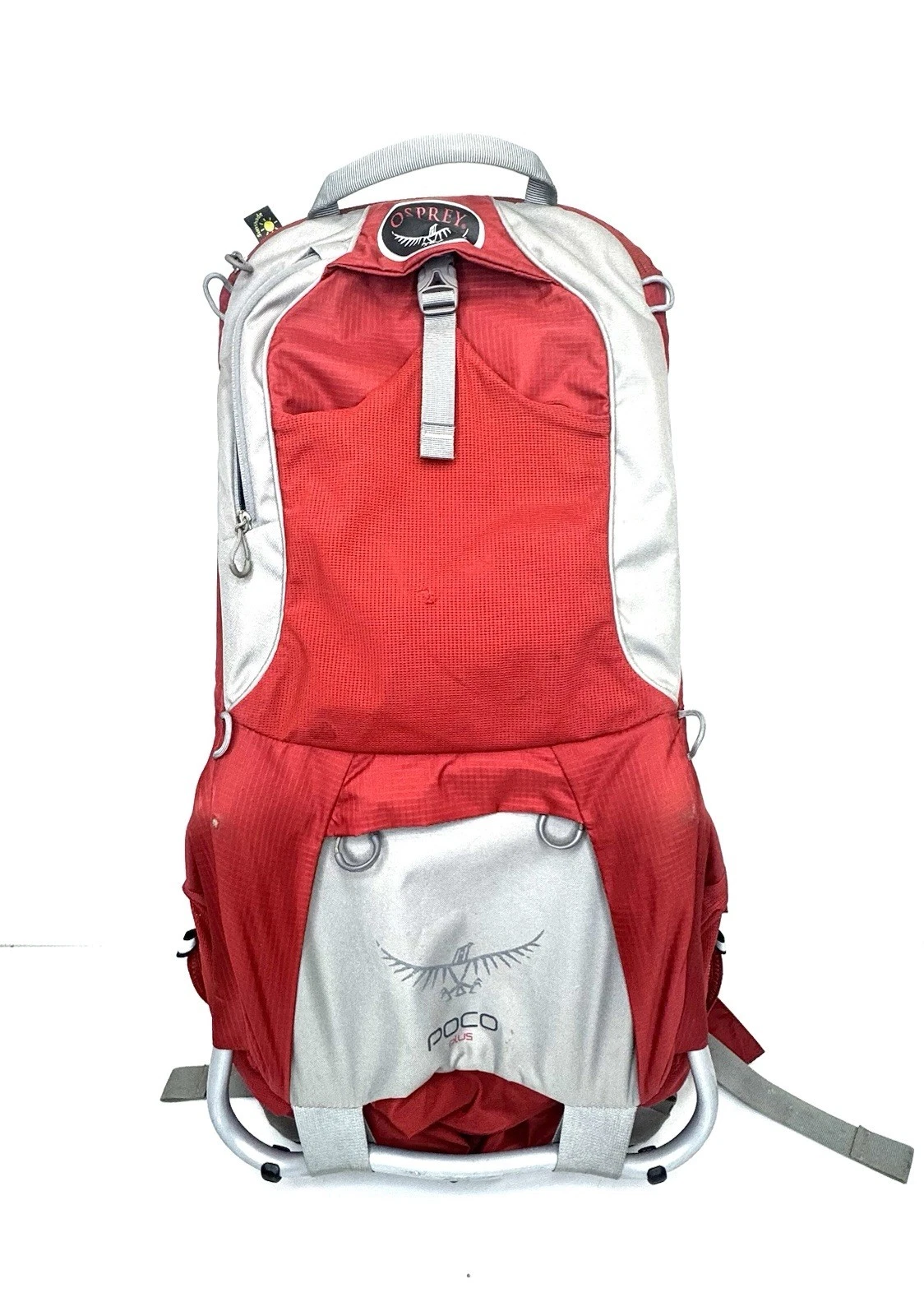 Osprey Poco Plus Baby Carrier Backpack Hiking - Red/Gray
Opens in a new window or tab