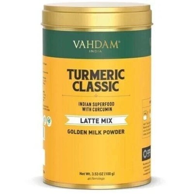 VAHDAM - Organic Turmeric Tea Classic Latte Mix 100G Free Shipping World Wide