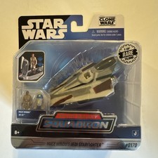 Star Wars Micro Galaxy Squadron Mace Windu   s Jedi Starfighter 1 15000 Rare  0170