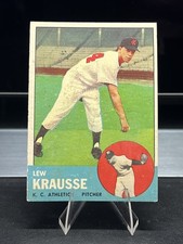 1963 Topps #104 Lew Krausse