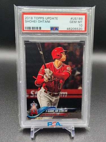 2018 Topps Update Series - Shohei Ohtani #US189 (RC) PSA 10