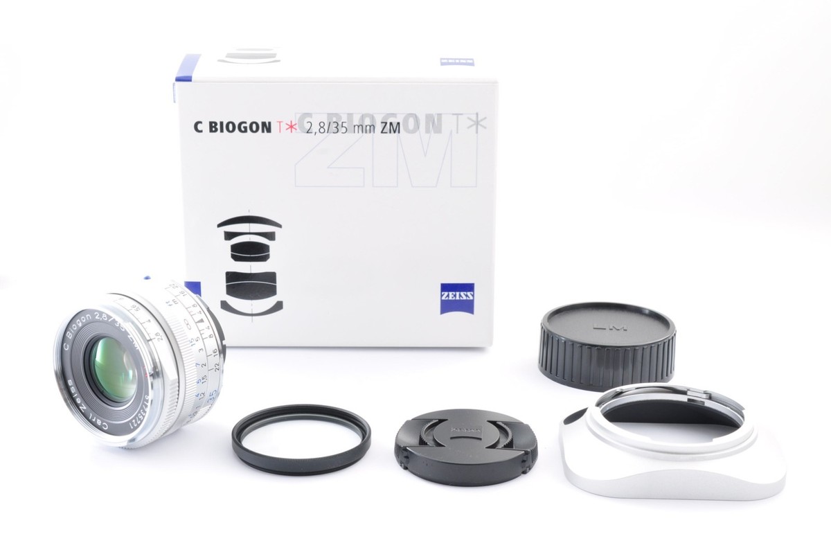Carl Zeiss C Biogon 35mm f/2.8 ZM Lens from JAPAN Boxed Top MINT w