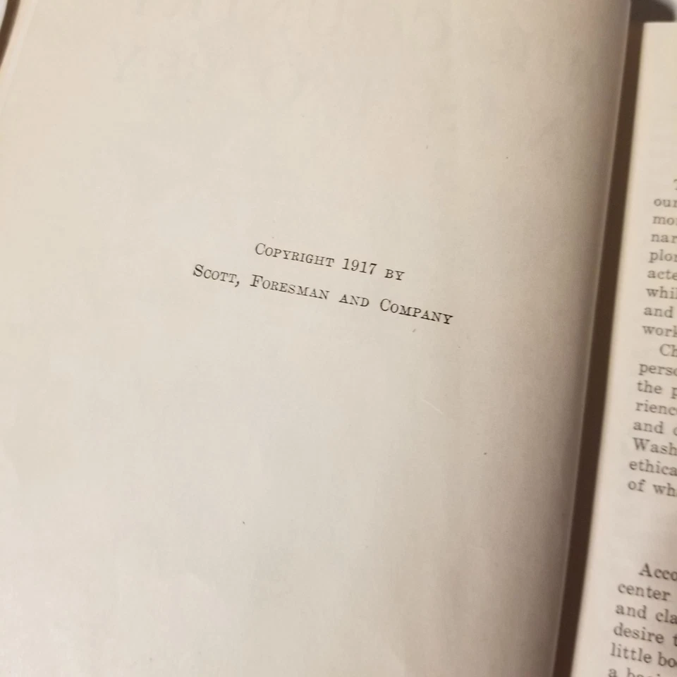 Lot Of 5 Antique 100+ Year Old School Books In Poor Conditions Dated 1917 - 1923 Foto 4 de 4