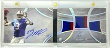 2013 Topps Five Star EJ Manuel 2/5 RC Auto Triple Jersey Rainbow Booklet