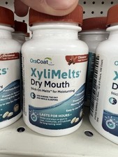 Oracoat XyliMelts Dry Mouth Relief Oral Adhering Discs, Cinnamon Flavor, Xylitol