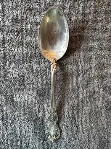 Towle Old Master Sterling Silver Serving Spoon Monogram V