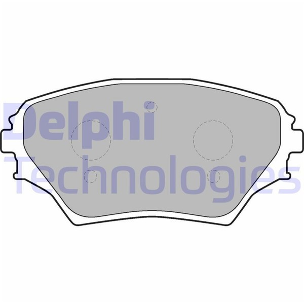 Delphi BremsbelÄGe Satz Vorderachse Passend FÜR Toyota RAV | LP1632-image