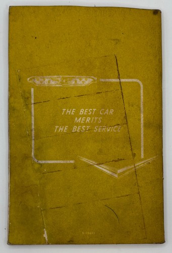 Original 1956 DeSoto Service Operation Time Schedule Manual #D-15653 - Picture 2 of 2