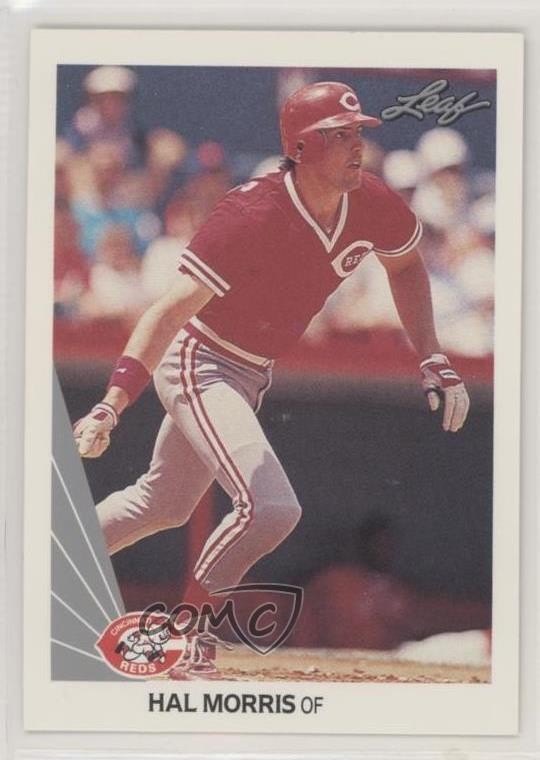 1990 Leaf Hal Morris #321 jn1