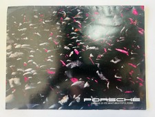 1986 Porsche Model Range Fold-out Brochure Poster 911 944 928s Turbo