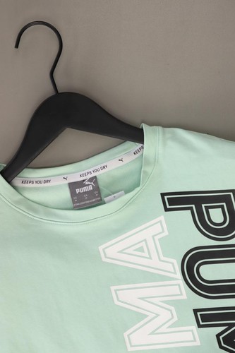 Puma Sportshirt Regular Shirt für Damen Gr. 38, M Kurzarm türkis aus Baumwolle - Bild 3 von 6