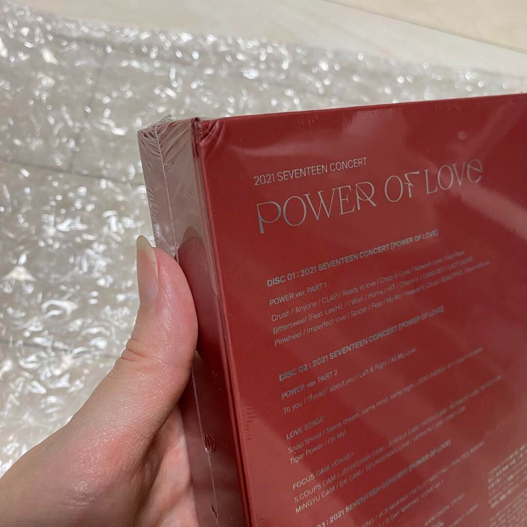 K-POP・アジア SEVENTEEN Power of love dvd SEVENTEEN Power Of Love 2021 Online Concert DVD Non Card
