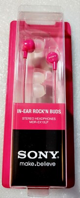 Sony Make Believe In-Ear Rock'n Buds Stereo Headphones Mdr-Ex10lp