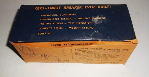 SQUARE D Q0220 20 AMP 2 POLE CIRCUIT BREAKERS BOX OF 4 - Picture 3 of 3
