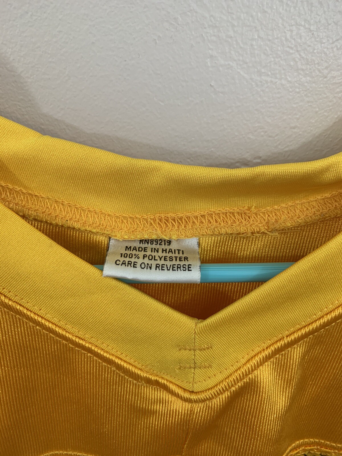 Cleveland St. Edwards High School Football Jersey Number 86 Yellow