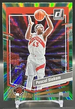 Pascal Siakam 2023-24 Donruss Green Laser Holo #132 Toronto Raptors