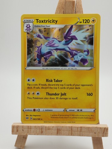 Pokemon TCG Toxtricity 063/189 Rare Holo Astral Radiance