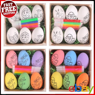 Ostereier Malset Osterei Ausmalen Bastelset für Kinder Party Gastgeschenke