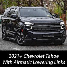 For 2021+ Chevrolet Tahoe SUV Adjustable Air Ride Suspension Lowering Links Kit