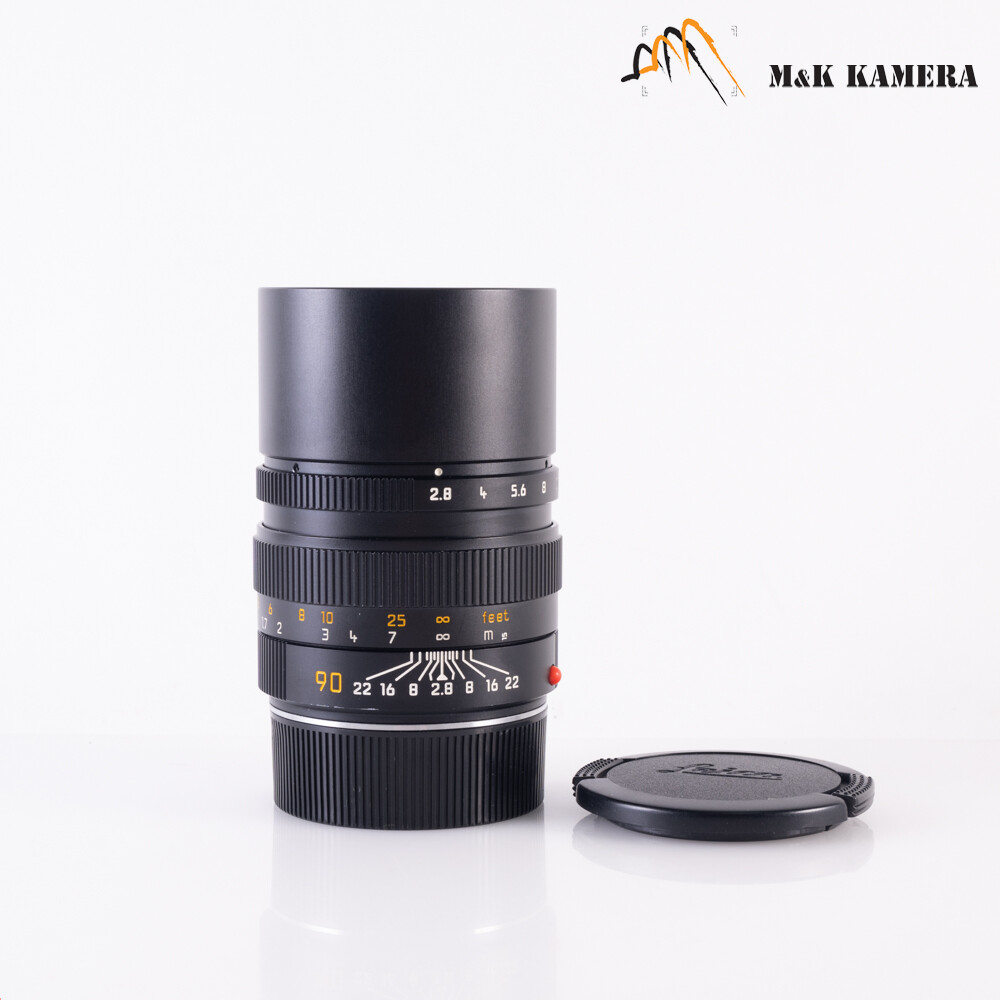 Leica Elmarit-M 90mm/F2.8 E46 Ver.II V2 Black Lens Yr.1991 Leica Elmarit-M 90mm/F2.8 E46 Ver.II V2 Black Lens Yr.1991