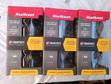 Kwikset Polished Brass Double Cylinder 99850-057 Deadbolt door lock hardware 3