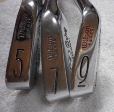Wilson 68475 Patty Berg Cup Defender Chrome Blade Irons 5 ,7, 9 Set Right Handed