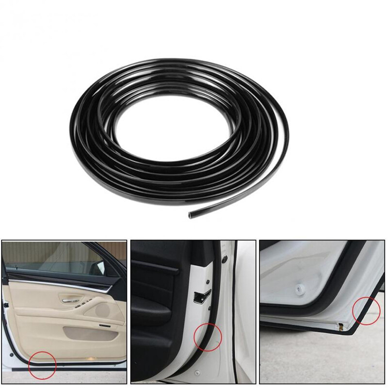 20Ft Auto Door Edge Trim Guard Molding Rubber Seal Strip Scratch