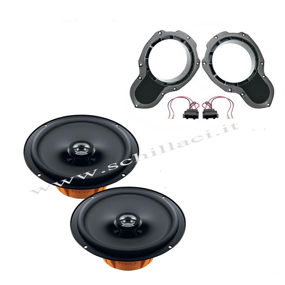 Kit casse anteriori HERTZ DCX 165.3 per Volkswagen Passat CC dal 2008 