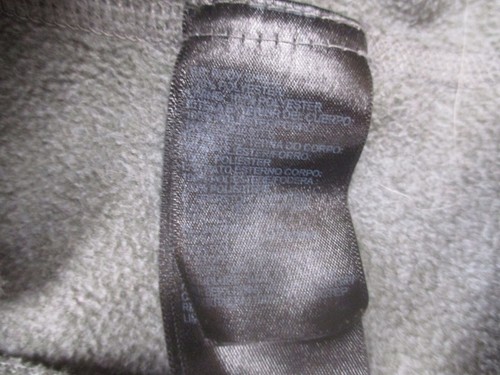 The North Face Size XS Girls Gray Full Zip Pocket Fleece Gym Athletic Jacket 121 - Picture 5 of 7