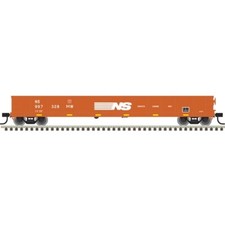 NORFOLK SOUTHERN 52' GONDOLA CAR BY ATLAS TRAINMAN -EXCELLENT DETAILS - HO-SCALE