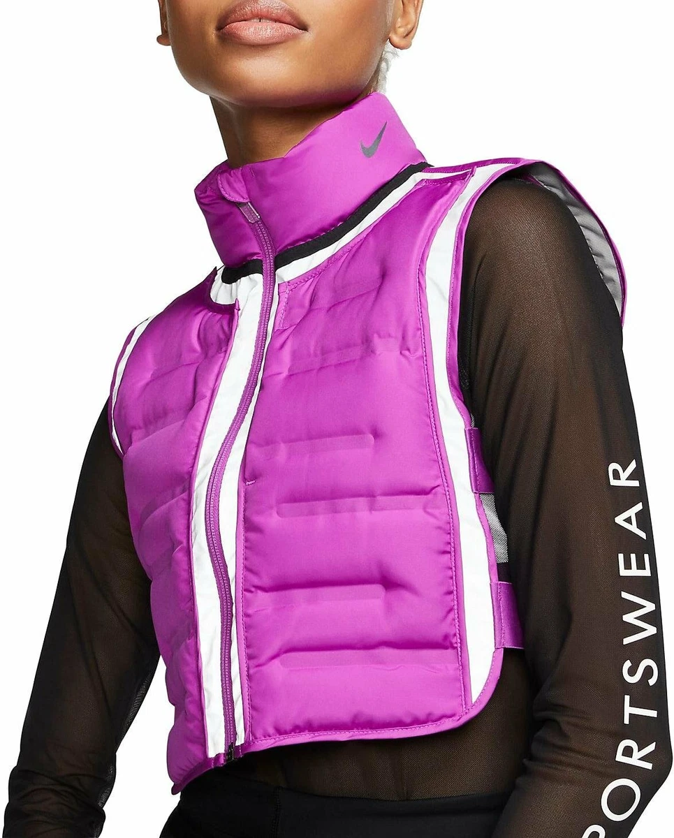 WOMENS NIKE CITY READY AEROLOFT GILET VEST SIZE XS S M BV4347