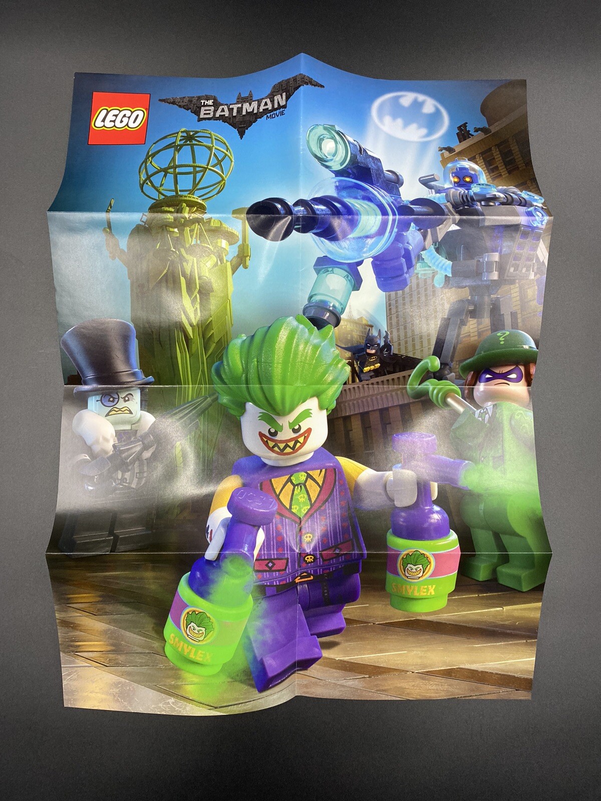 LEGO Batman Movie Double-Sided Poster Featuring Batman and Joker