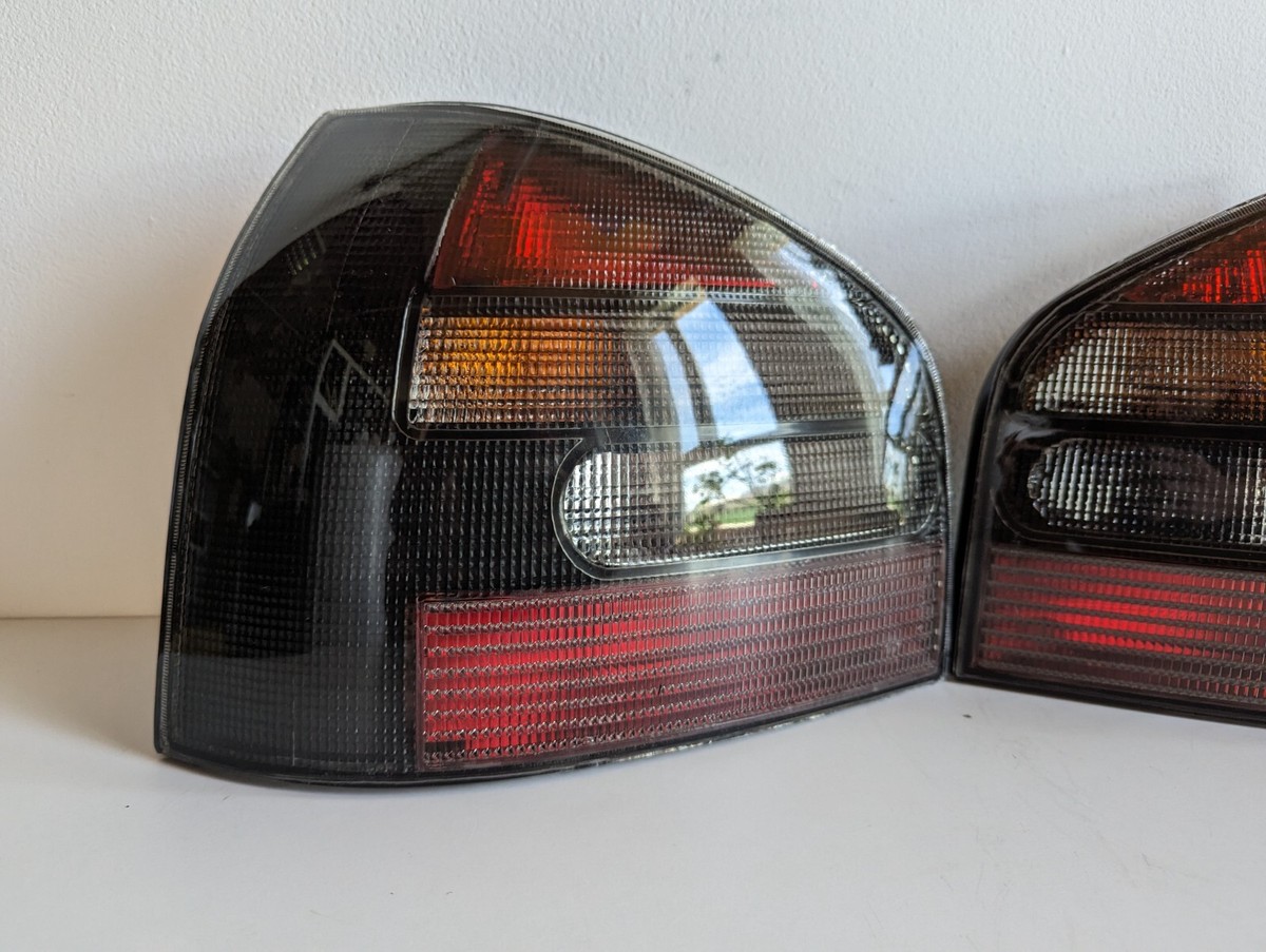 Tail lights fits For AUDI A3 8L Smoked Clear Rare Taillights Set