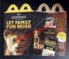 The Lion King - McDonald's Happy Meal Box - 2019