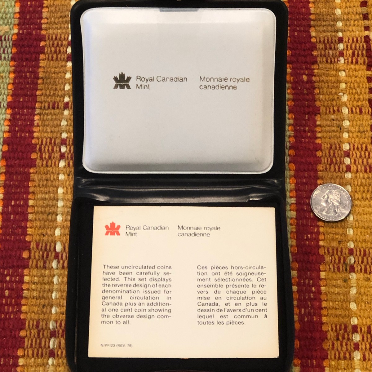 1979 Royal Canadian Mint Proof Set in original beautiful case | eBay