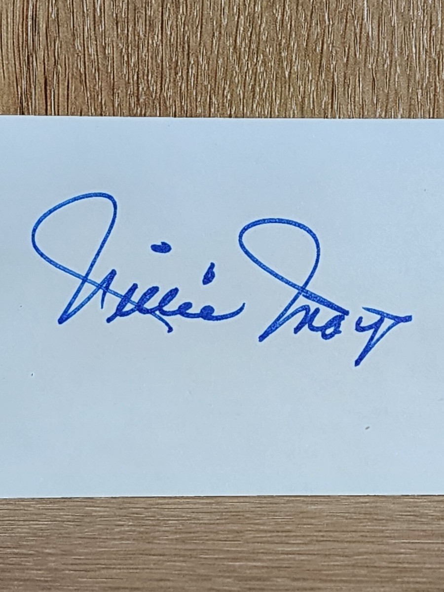 WILLIE MAYS❗️直筆サイン❗️ Willie Mays Autograph Auto Signed Index Card NY San