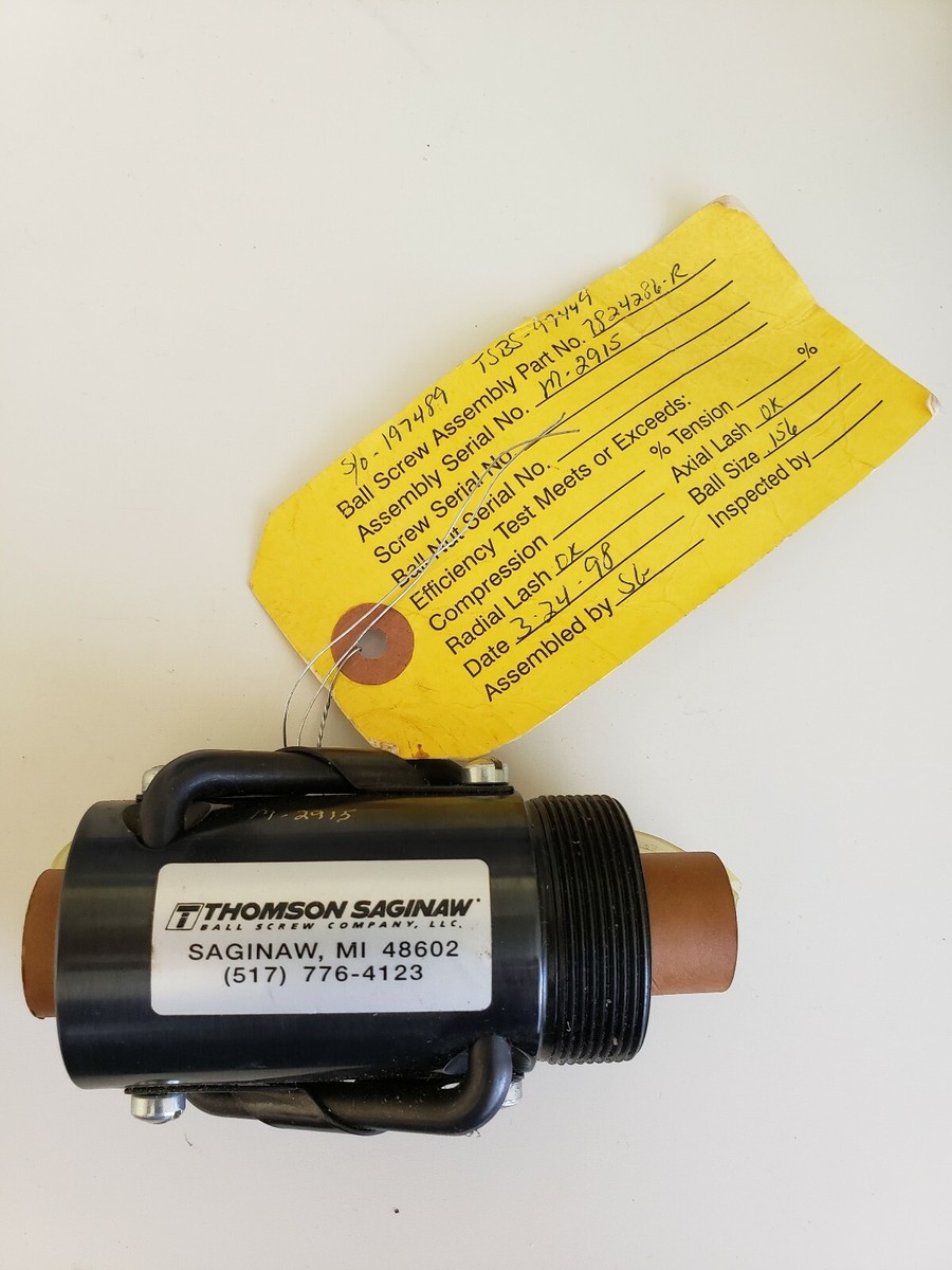 ヴァン THOMPSON SAGINAW BALL SCREW Assembly Part NEW | eBay