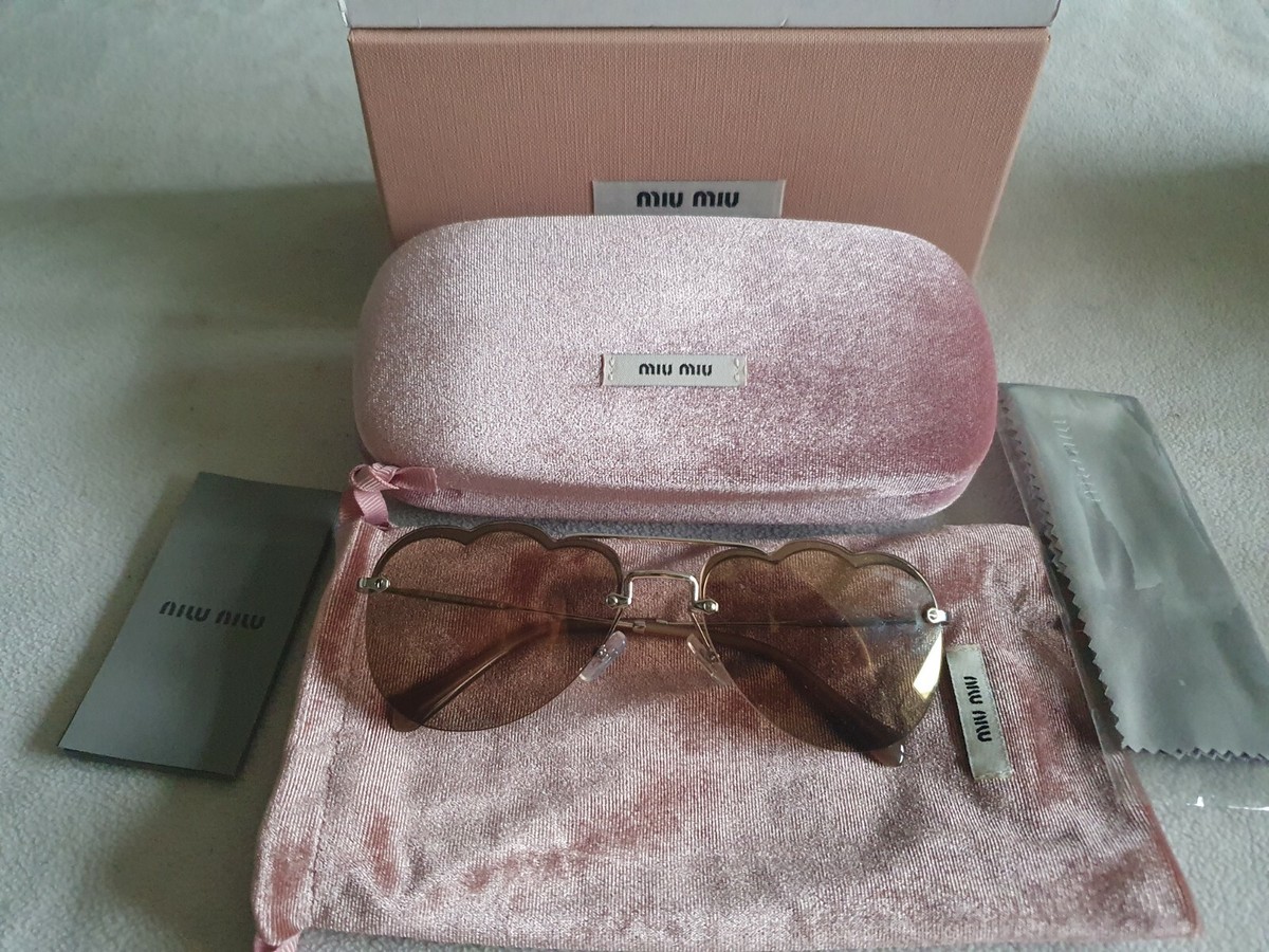 Miu Miu silver frame mirror sunglasses. SMU 56U 1BC-176. New  display picture 3