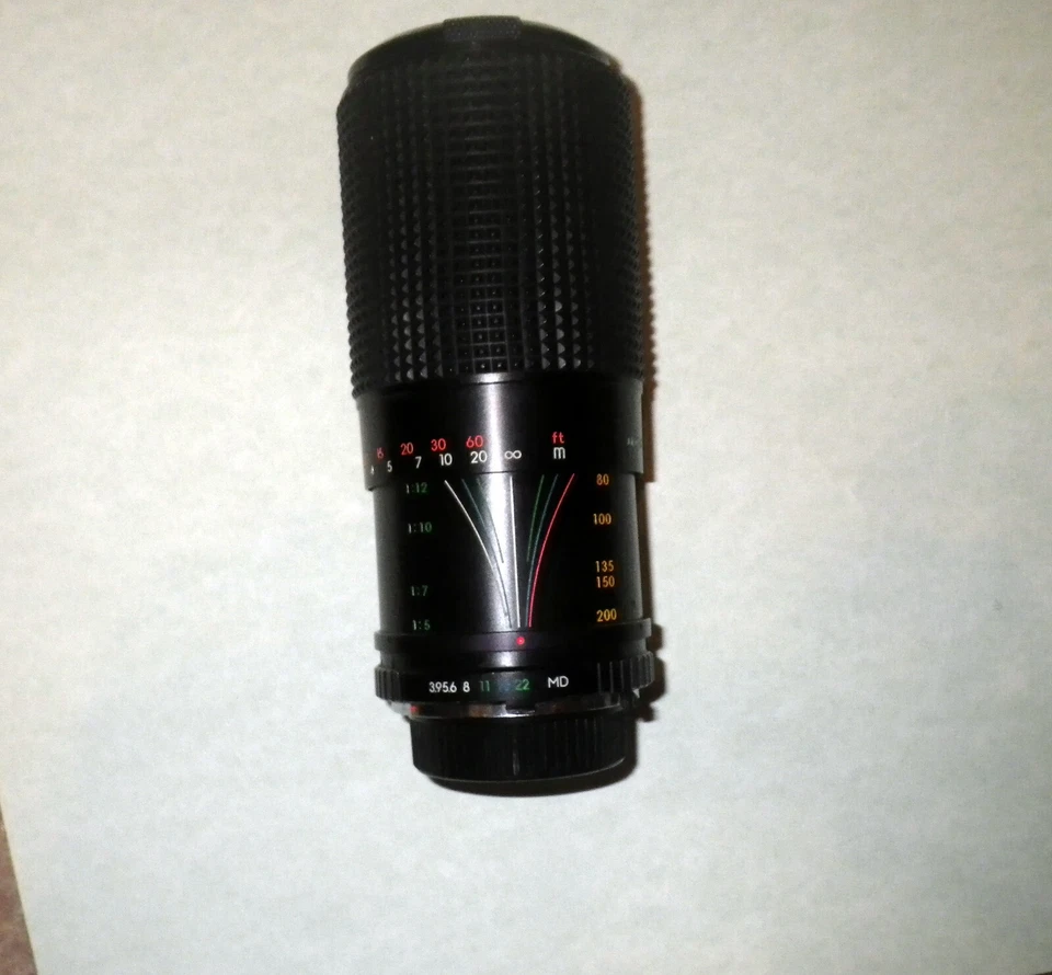 Used Albinar 80-200 mm F 3.9 Marco Zoom lens Minolta MD mount - Image 4 of 4