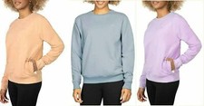 Fila Women's French Terry Crew Neck with Pockets Sweatshirt Pullover Variety 2