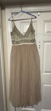 BHLDN Brisa Bridal Needle & Thread Anthropologie Wedding Dress 12