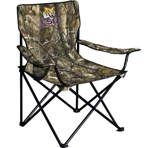 Ncaa Louisiana State Fightin Tigers Realtree Camo Big Boy Folding Chair